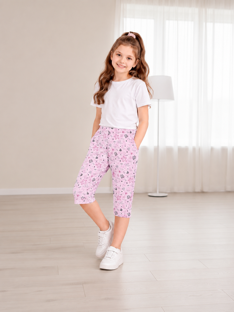 Printed Capris